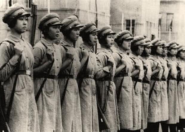 我国著名抗日巾帼英雄故事？（女兵尸体）