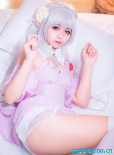 蠢沫沫 写真 NO.1 艾米莉亚的粉睡衣写真