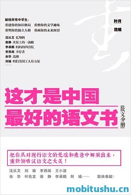 这才是中国最好的语文书（散文分册）（沈从文     ，刘瑜     ，王小波     ，余华     ，叶兆言     ，柴静     ，李承鹏联袂奉献！）_叶开.mobi