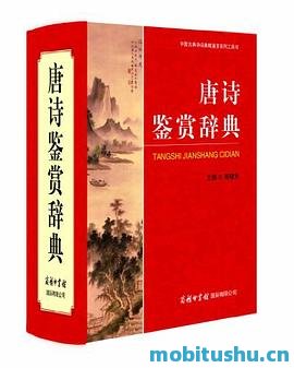 唐诗鉴赏辞典_中国古典诗词曲赋鉴赏系列工具书.mobi 鸿篇巨制